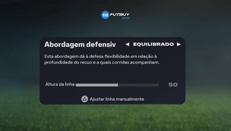Imagem do artigo Como Alterar a Abordagem Defensiva Durante a Partida no EA FC 26? (Recuada, Equilíbrio, Avançada e Radical) no blog da FutBuyNow sobre EA FC 26