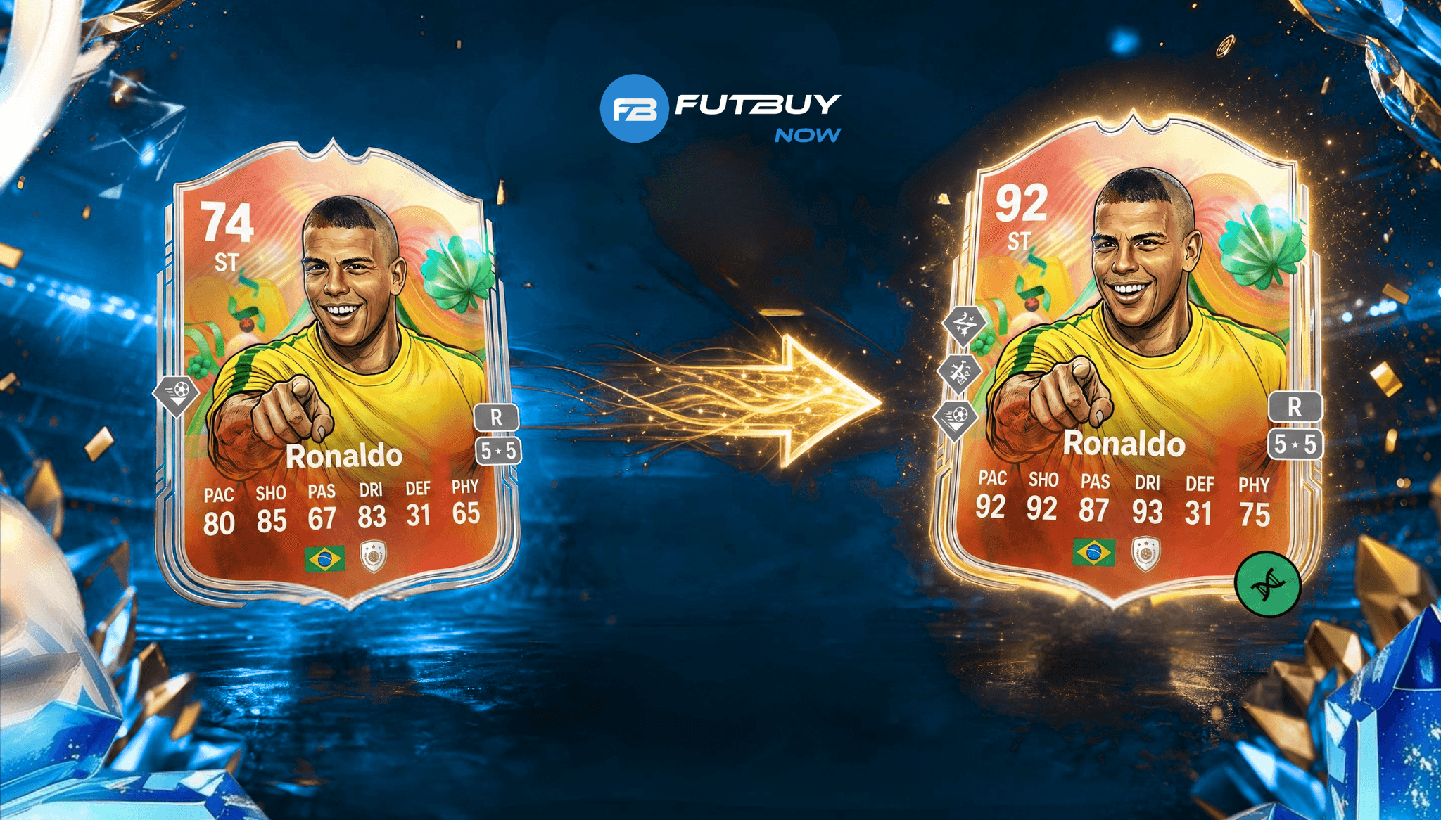 Imagen del artículo Cómo Evolucionar a Ronaldo EA FC 26 (Icono: Mejor Evolución) en el blog de FutBuyNow sobre EA Sports FC 26
