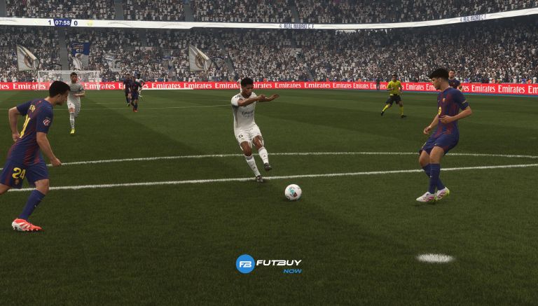 صورة المقال التسديدة المنخفضة في EA FC 26: الحركة الأكثر قوة لتسجيل الأهداف بسهولة (دليل كامل) في مدونة FutBuyNow حول EA FC 26