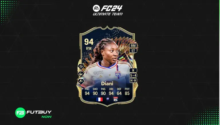 Imagem do artigo ANÁLISE DIANI 94 – TOTS FIFA 24 no blog da FutBuyNow sobre EA FC 26