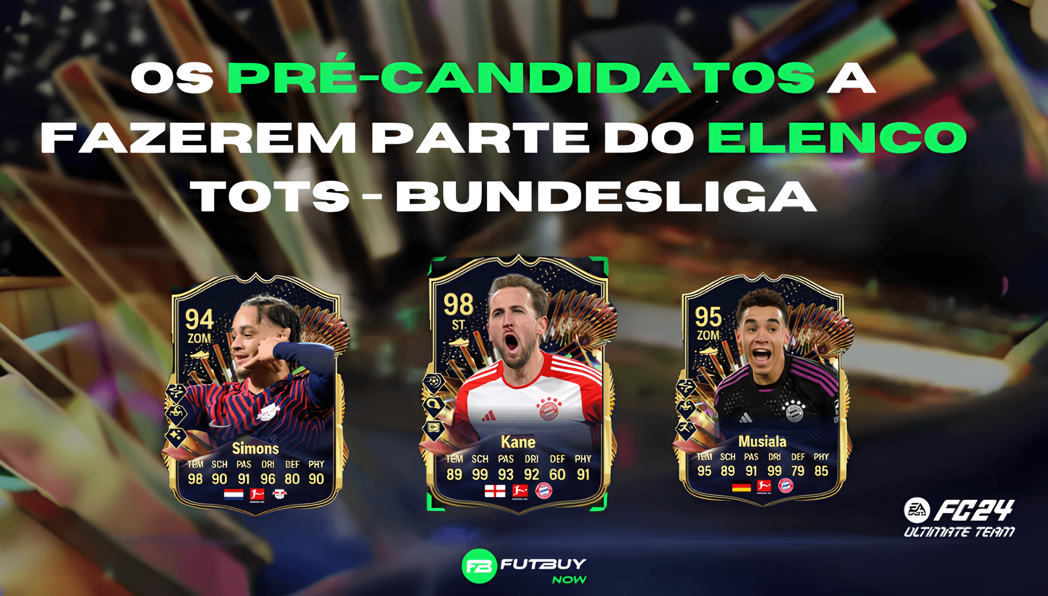 Imagem do artigo Previsão TOTS Bundesliga no blog da FutBuyNow sobre EA FC 26
