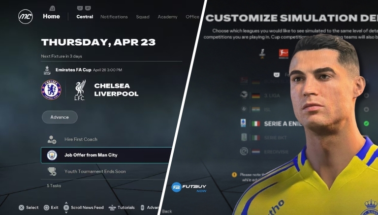 Imagem do artigo Novidades do Modo Carreira EA FC 26: Tudo o Que Você Precisa Saber no blog da FutBuyNow sobre EA FC 26 Imagem do artigo Novidades do Modo Carreira EA FC 26: Tudo o Que Você Precisa Saber no blog da FutBuyNow sobre EA FC 26