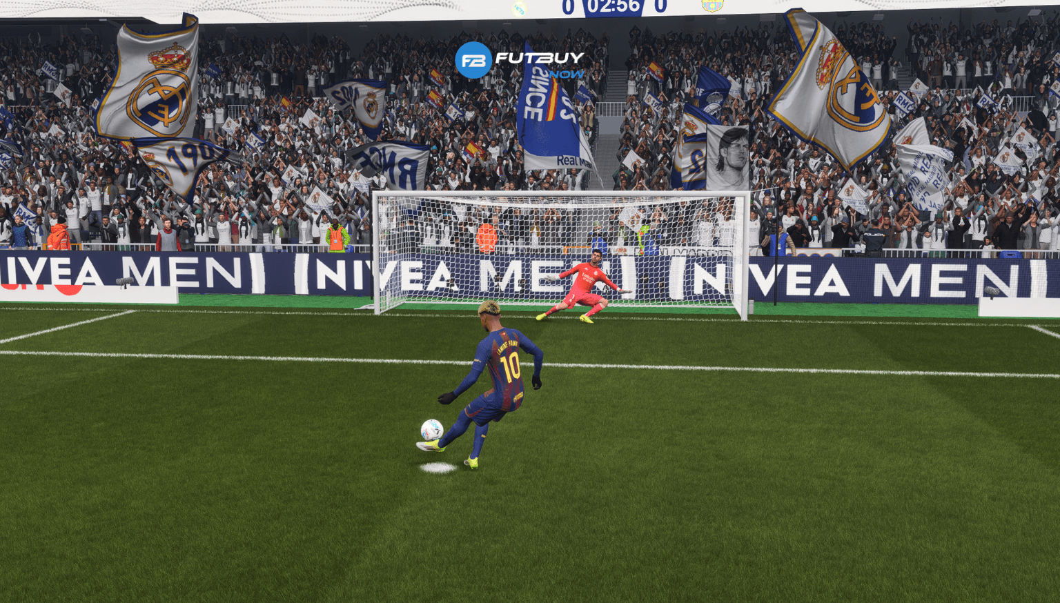 Imagem do artigo Como defender pênalti no EA FC 26 (usando o R3 para mover o goleiro) no blog da FutBuyNow sobre EA FC 26 Imagem do artigo Como defender pênalti no EA FC 26 (usando o R3 para mover o goleiro) no blog da FutBuyNow sobre EA FC 26