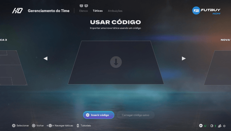 Imagem do artigo Como usar os códigos de táticas no EA FC 26 no blog da FutBuyNow sobre EA FC 26 Imagem do artigo Como usar os códigos de táticas no EA FC 26 no blog da FutBuyNow sobre EA FC 26
