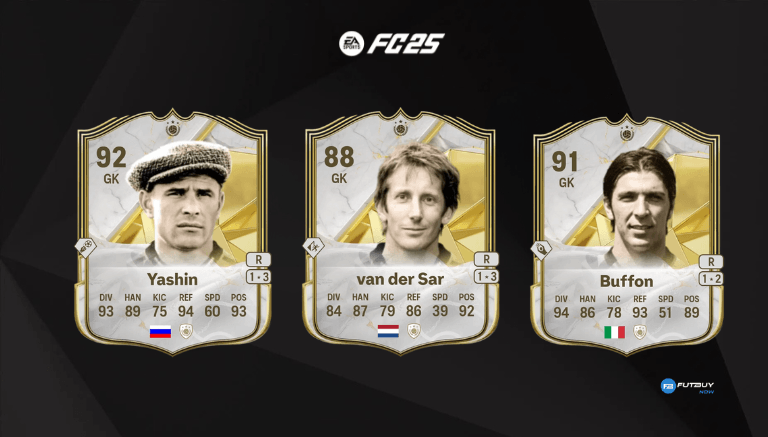 Imagem do artigo Goleiros Bons e Baratos no EA FC 25 no blog da FutBuyNow sobre EA FC 26 Imagem do artigo Goleiros Bons e Baratos no EA FC 25 no blog da FutBuyNow sobre EA FC 26