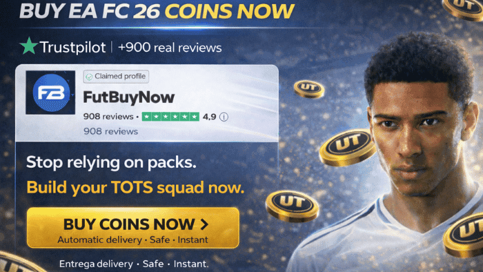 Mobile format banner of the FutBuyNow banner carousel on the website's homepage. Mobile format banner of the FutBuyNow banner carousel on the website's homepage.